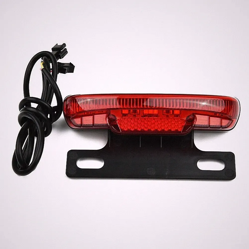1PC Safety Warning Rear Lamp Rear Tail Light For Electric Bicycle E-Bike 36-48V