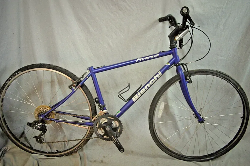 2010 Bianchi Avenue City Hybrid Bike 17" Medium 3x7 Chromoly Steel USA Shipper:)