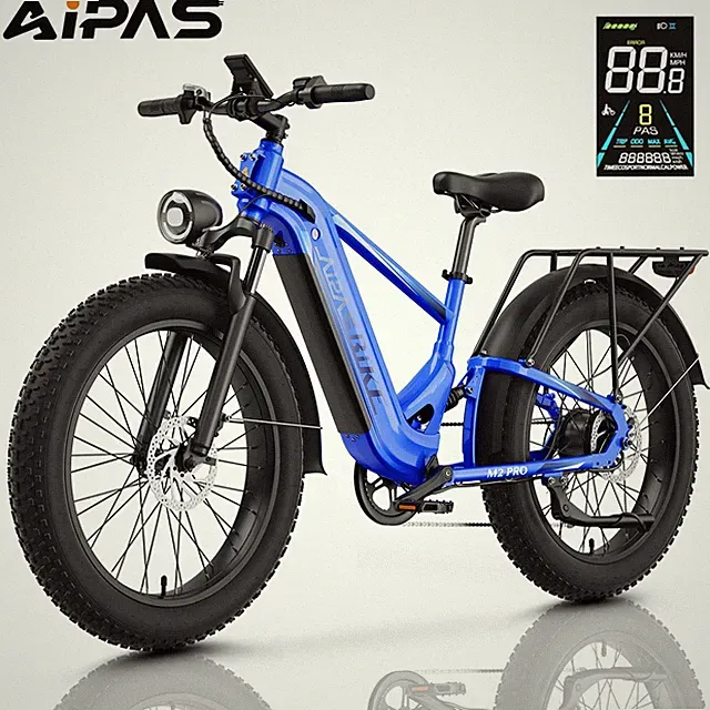26" Electric Bicycle For Adults 1800W 48V Motor 17.5Ah 36MPH Fat Tire E-Bike NEW