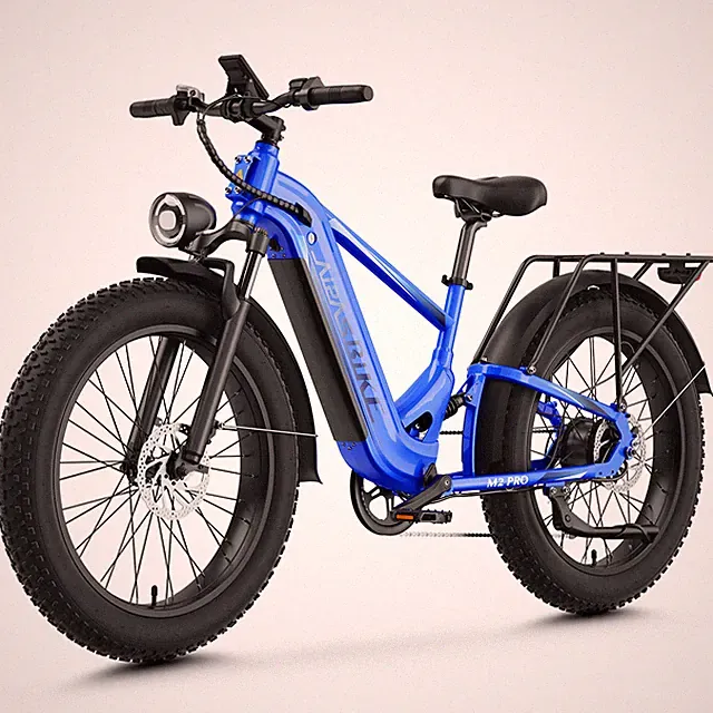 26" Electric Bike for Adults 1800W Fat Tire 36MPH 48V 17.5Ah MTB Ebike
