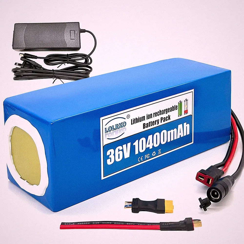 36V 10AH Battery for 200W-700W Ebike Electric Bicycle Bike Scooter 30A BMS