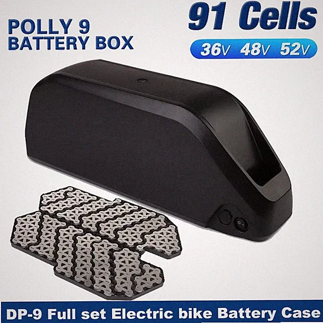 36V 48V 52V E-Bike Battery Box Hard Case Nickel kit For electric bicycle Battery