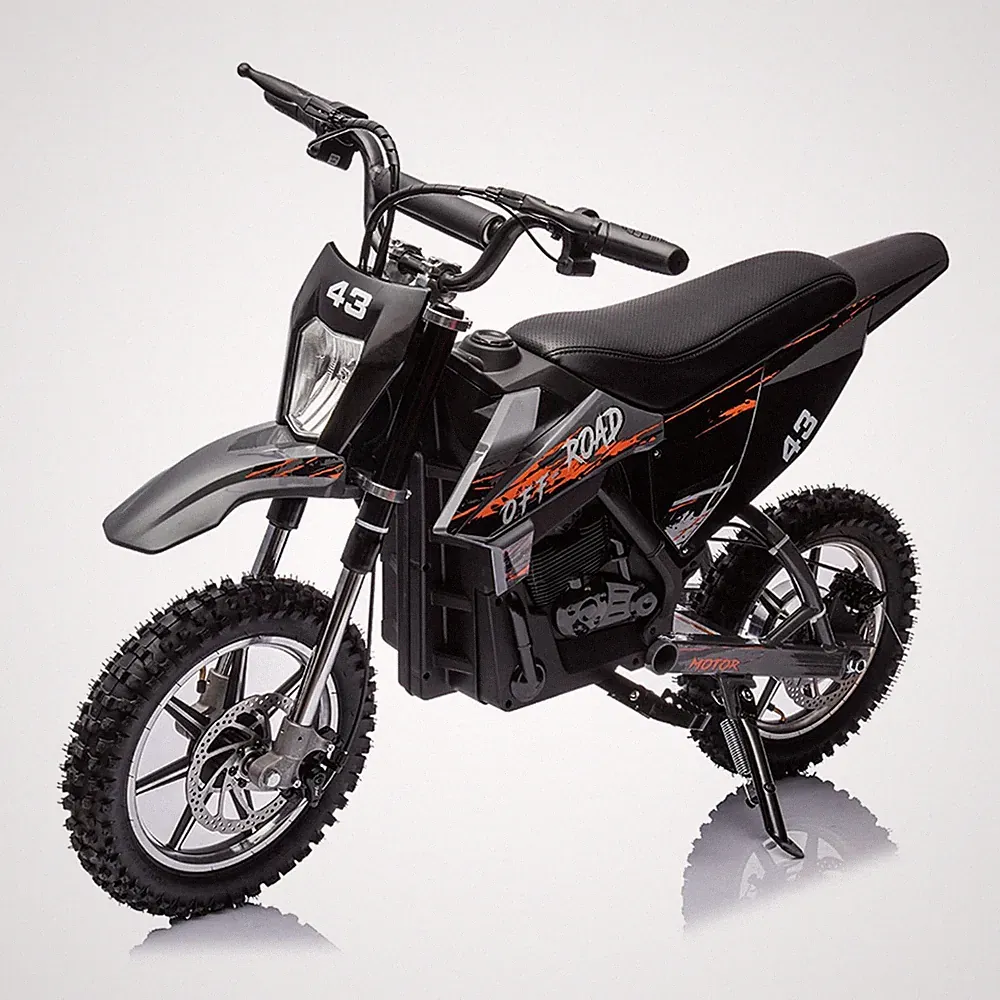 36V Electric Dirt Bike for Kids,Ride on Motorcycle 350W Motor Max Speed 15.5MPH
