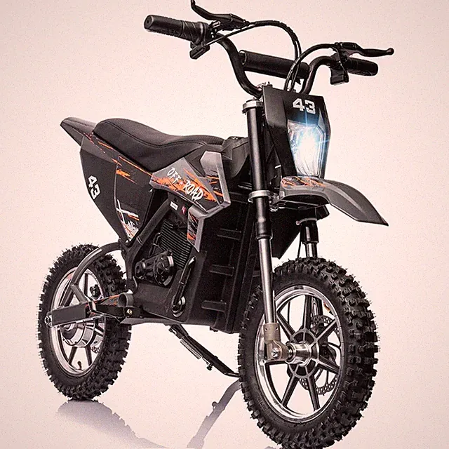 36V Kids Ride on Dirt Bike15.5MPH Fast Speed Electric Battery-Powered LED Light
