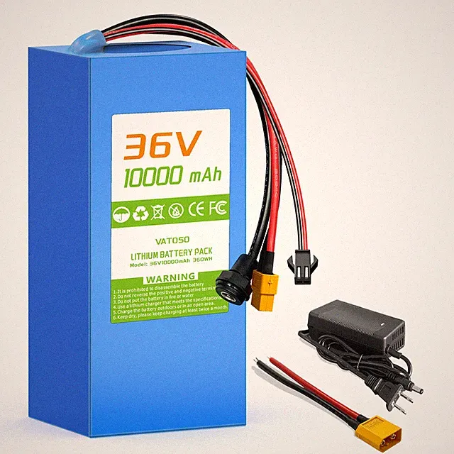 36Volt 10AH Ebike Battery Lithium for 100W-500W Ebike Electric Bicycle 25A BMS