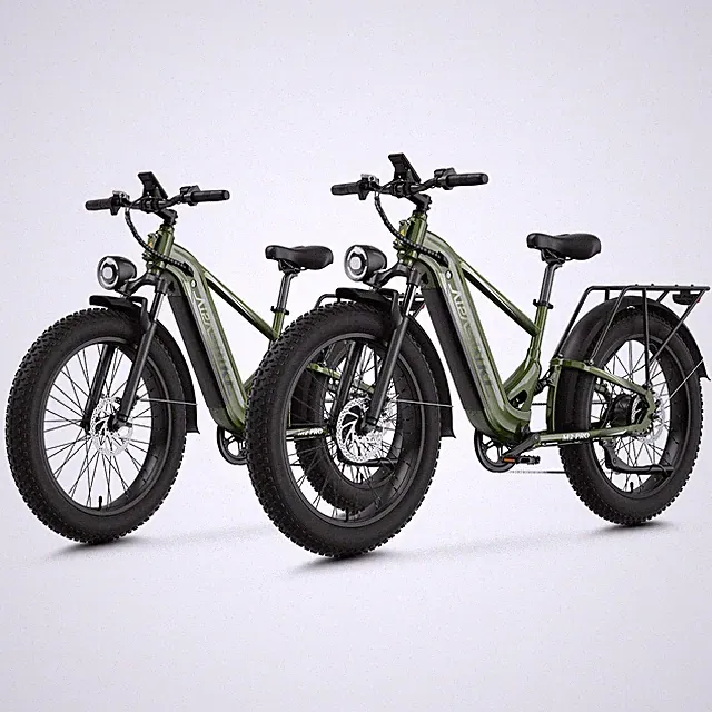 Aipas 26" 1800W 48V Electric Bike Mountain e bike Fat Tire for Adult 36MPH