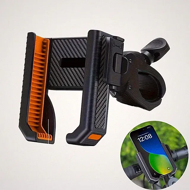 Ebike Scooter Phone Mount Handlebar Motorcycle Holder for 4.5–7" iPhone Samsung