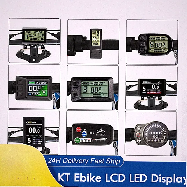 Electric Bicycle LCD LED Display 24V 36V 48V Lcd3 Lcd8h Led880 LCD7 Display