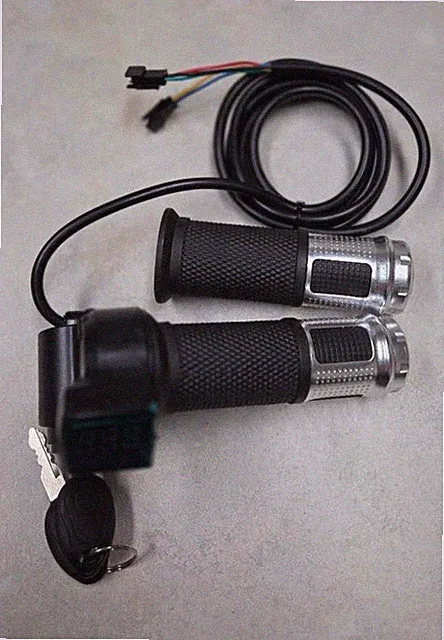 Electric bike 36v 48v twist Right full throttle power lock / meter JST 5pin plug