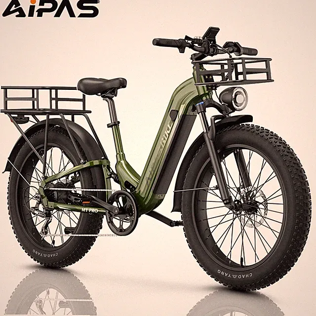 ELECTRIC BIKE FOR ADULT 1800W 85MILE 36MPH 26'' FAT TIRE OFF-ROAD MOUNTAIN EBIKE