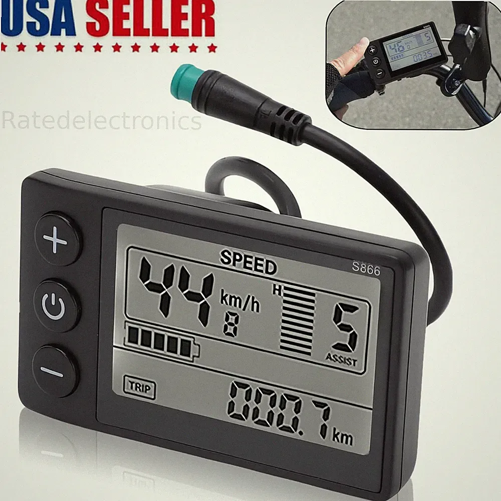 For E-bike LCD Display 24V/36V/48V Display E-Bicycle Electric Bike Scooter 2024