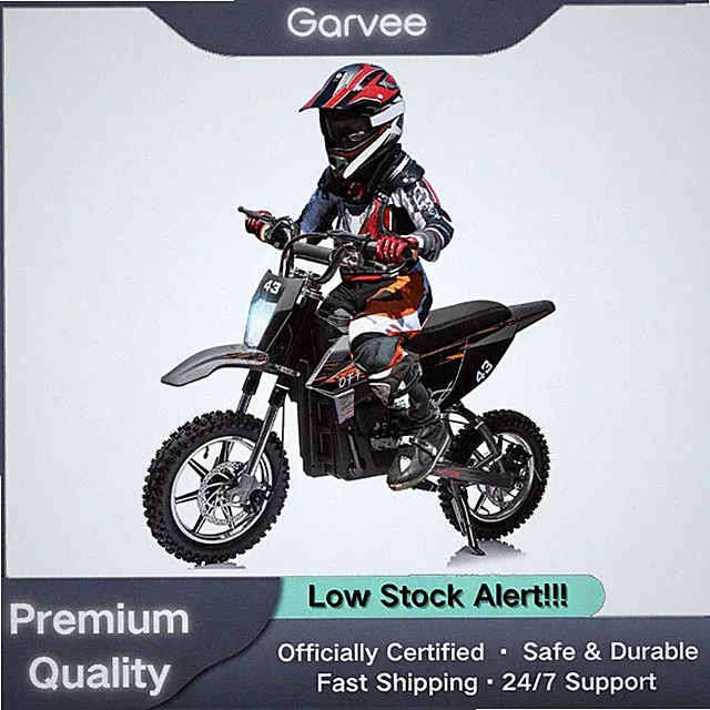 Kids Electric Dirt Bike 36V 350W Brushless Motor 15.5mph Off-Road for 14+