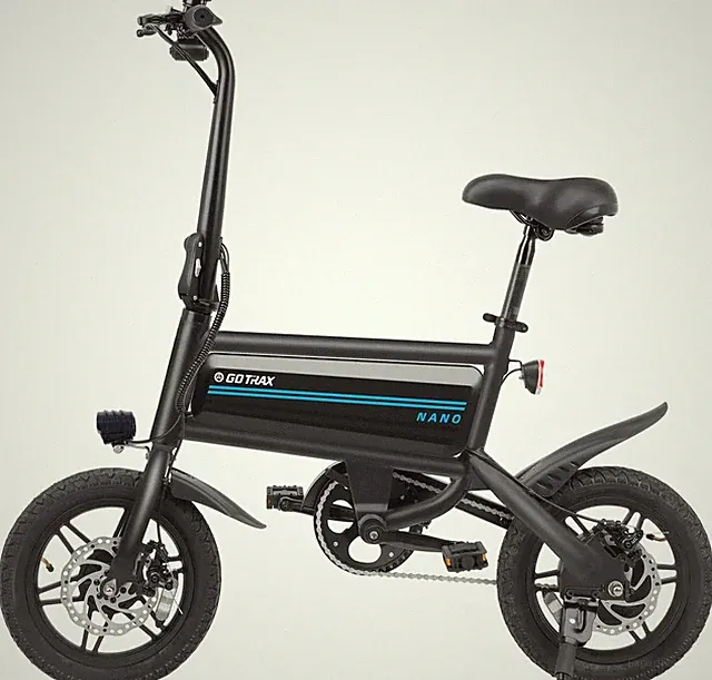 Nano 14" Electric Bike, Max Range 25Miles(Pedal-Assist)&Max Speed 15.5Mph, 350W