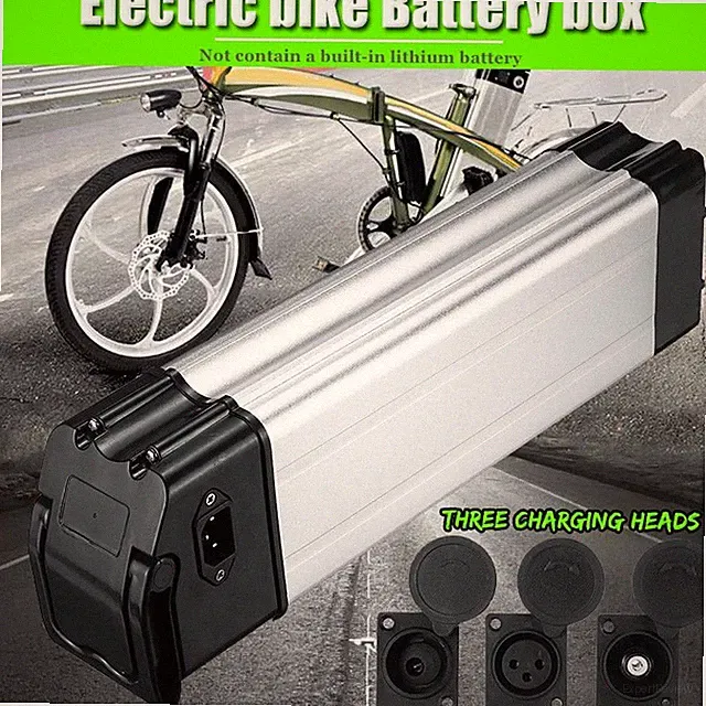 Plastic Battery Box For Electric Bike E-Bike 36 48V 18650 Lithium Holder Case