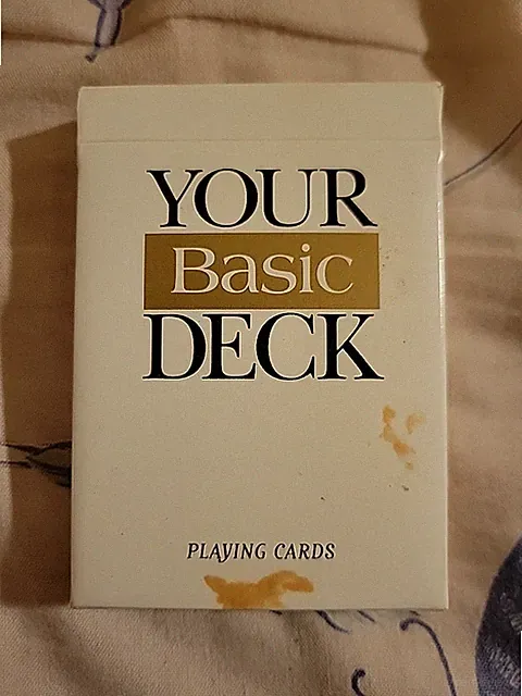 RARE USPCC Bicycle Playing Cards Your Basic Deck Basic Cigarettes Advertisement