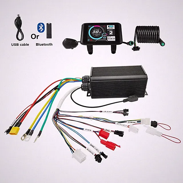 Sabvoton Controller 36V-72V 1600W-3000W 45A Sine Wave Programmable EBike