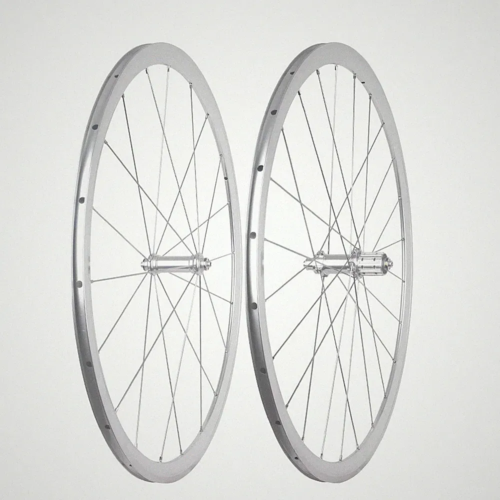 Ultra-Light 700C 36T Ratchet Hub Road Bicycle Wheelset V/Rim Brake Bike Wheels