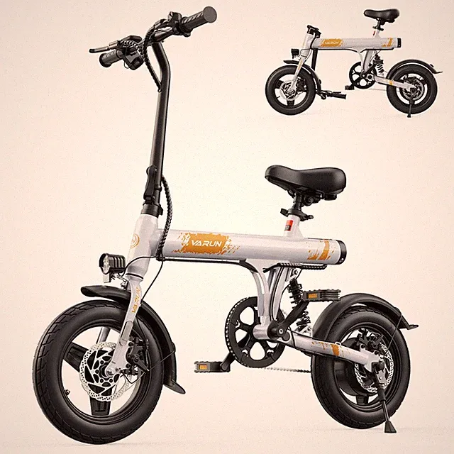 VARUN Foldable Electric Bike Peak 500W 36V 25Miles 20MPH Adult Commute E Bikes